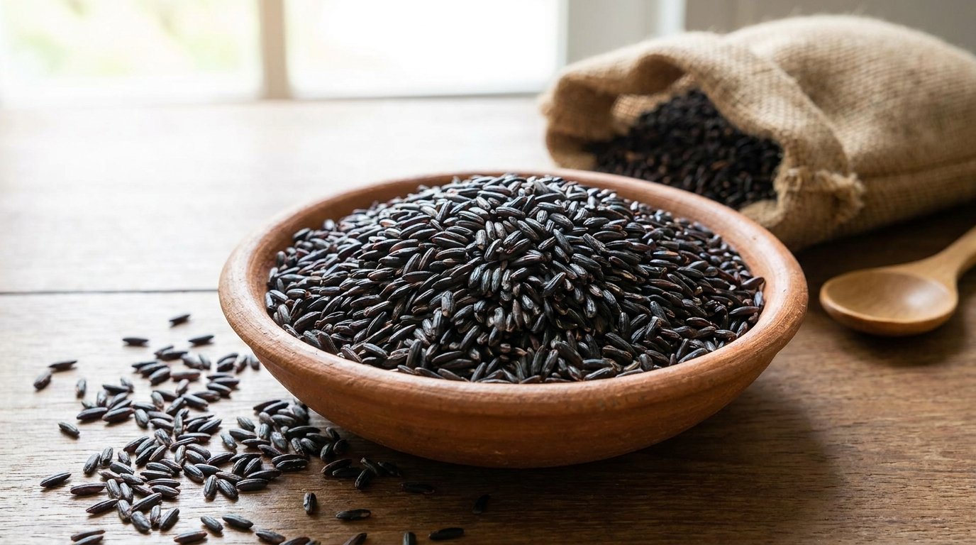 Traditional Manipuri feast setting where Chak-Hao black rice is offered — part of the ceremonial history Assam's newer black rice doesn't yet share